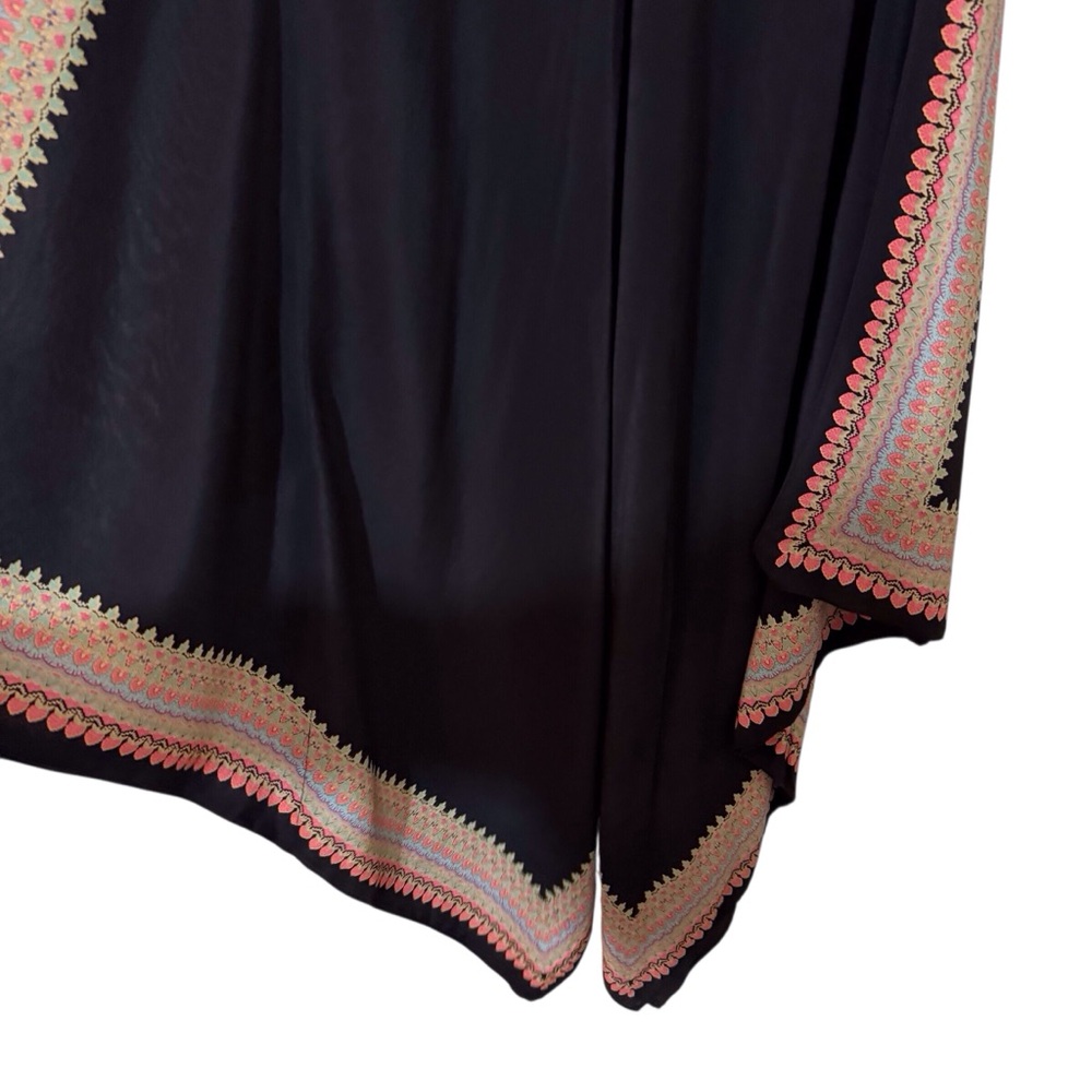 Vanessa Virginia Anthro Size M/L Boho Western Silk Estrella Bandana Dress - Picture 5 of 9